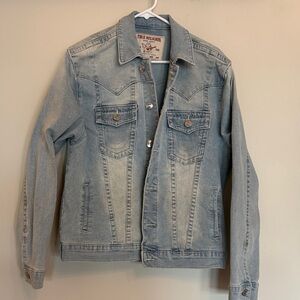 True Religion Faded Blue Denim Jacket